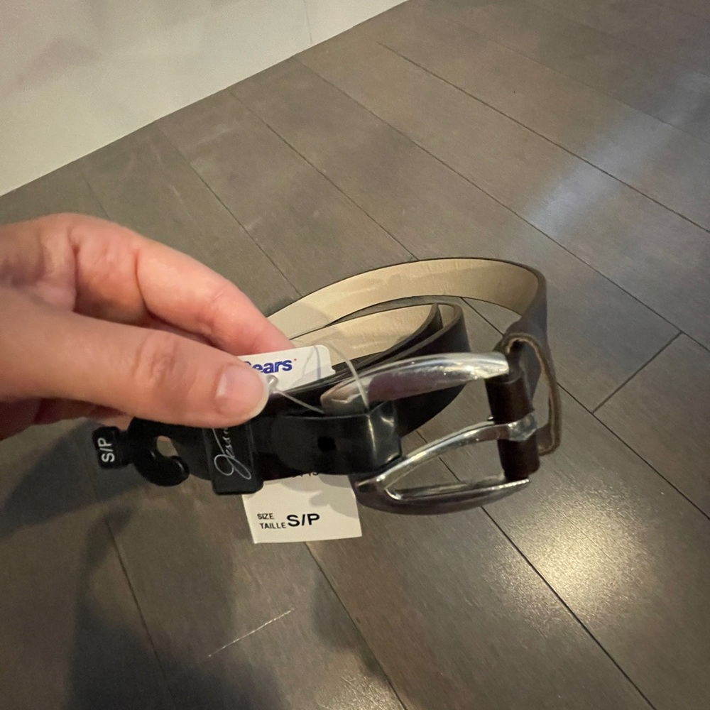 Brown or Black Leather Belt
